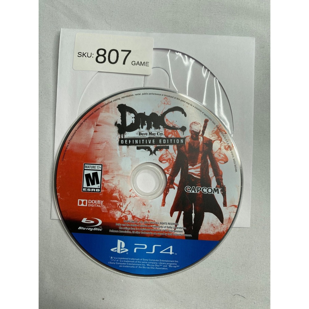 DmC Devil May Cry Definitive Edition Sony PlayStation 4